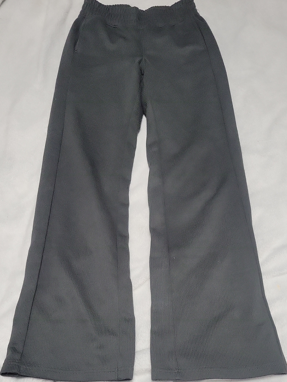 Spyder Charcoal Grey Ribbed Wide Leg Loungewear Pantsm